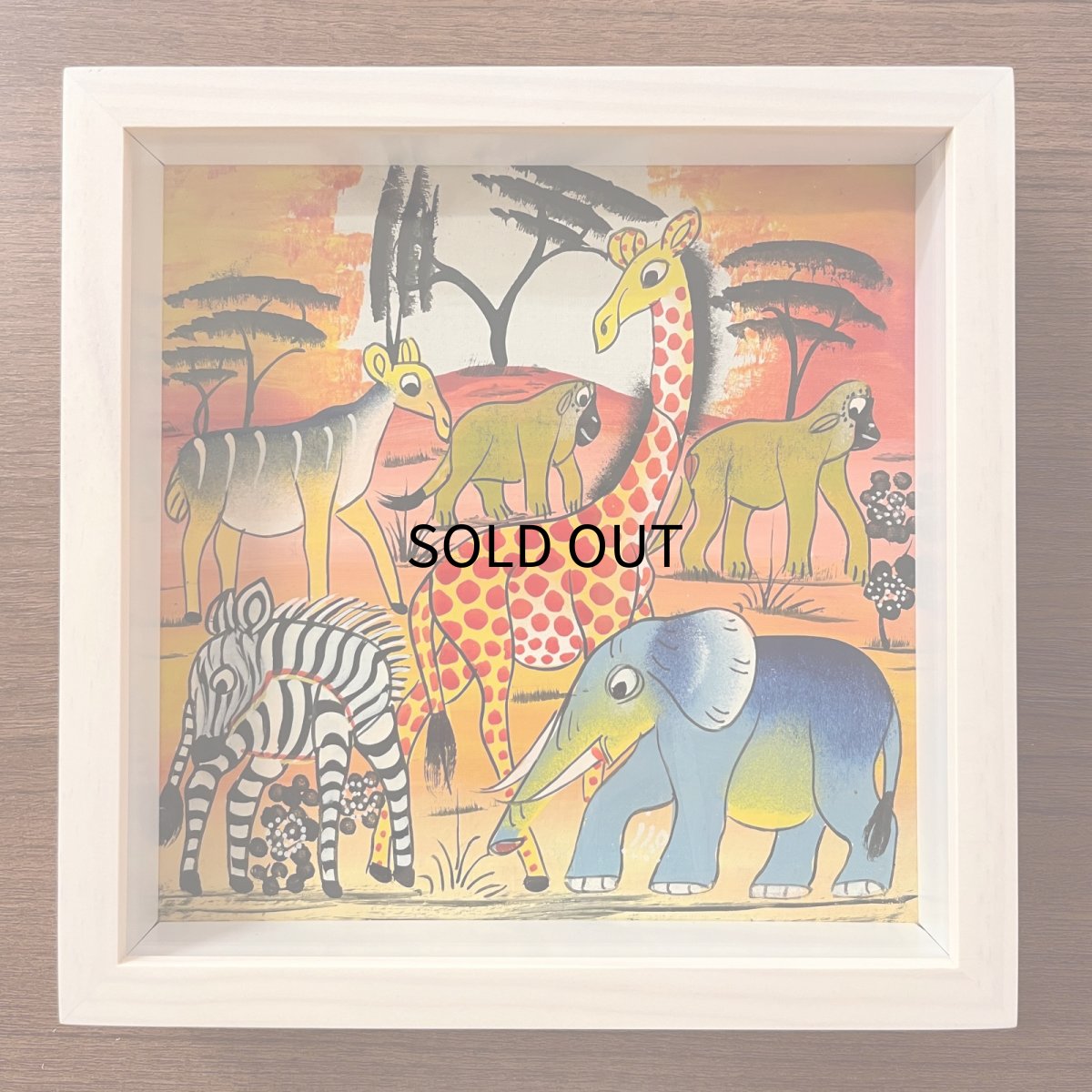 画像1: ティンガティンガ 額入り (原画) artist: Ilo (1)