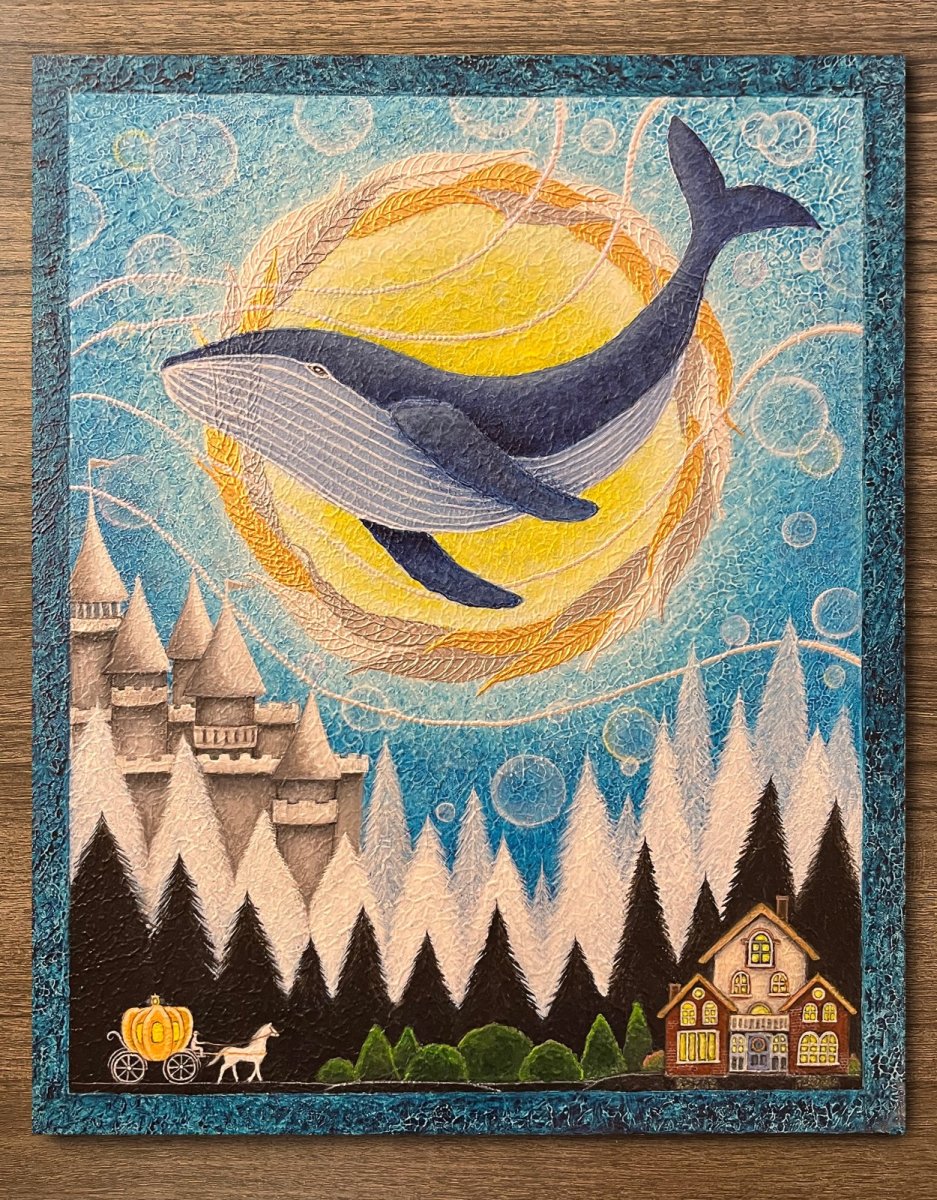 画像1: 醒めない夢の物語 キャンバス 64.5x53cm (原画) (1)