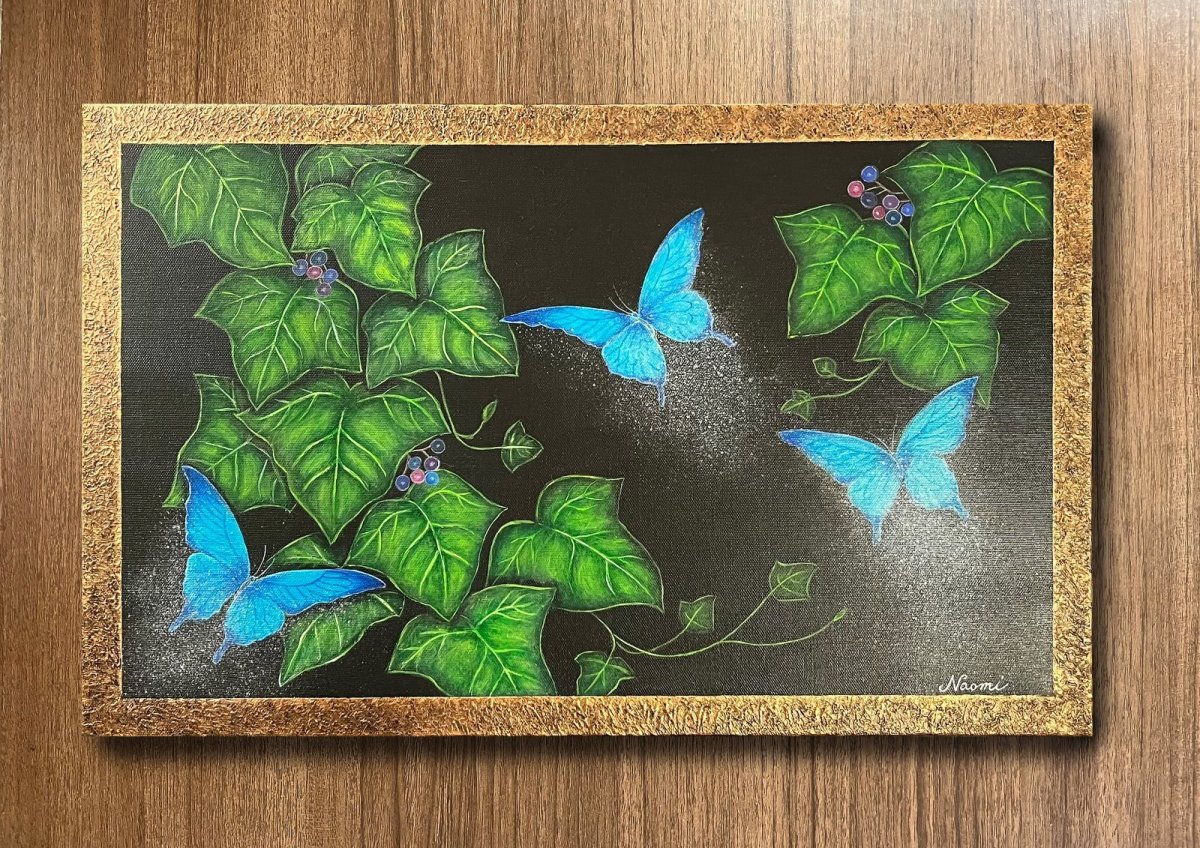 画像1: 花のように咲く 33x53cm (原画) (1)