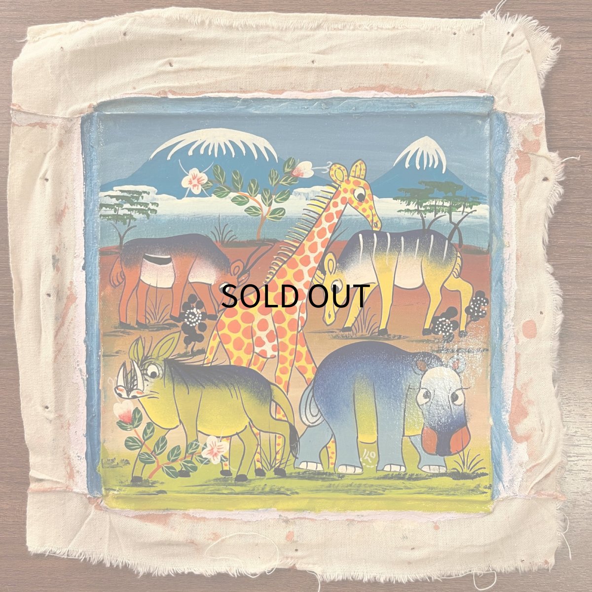 画像1: ティンガティンガ 額無し (原画) artist:Ilo (1)