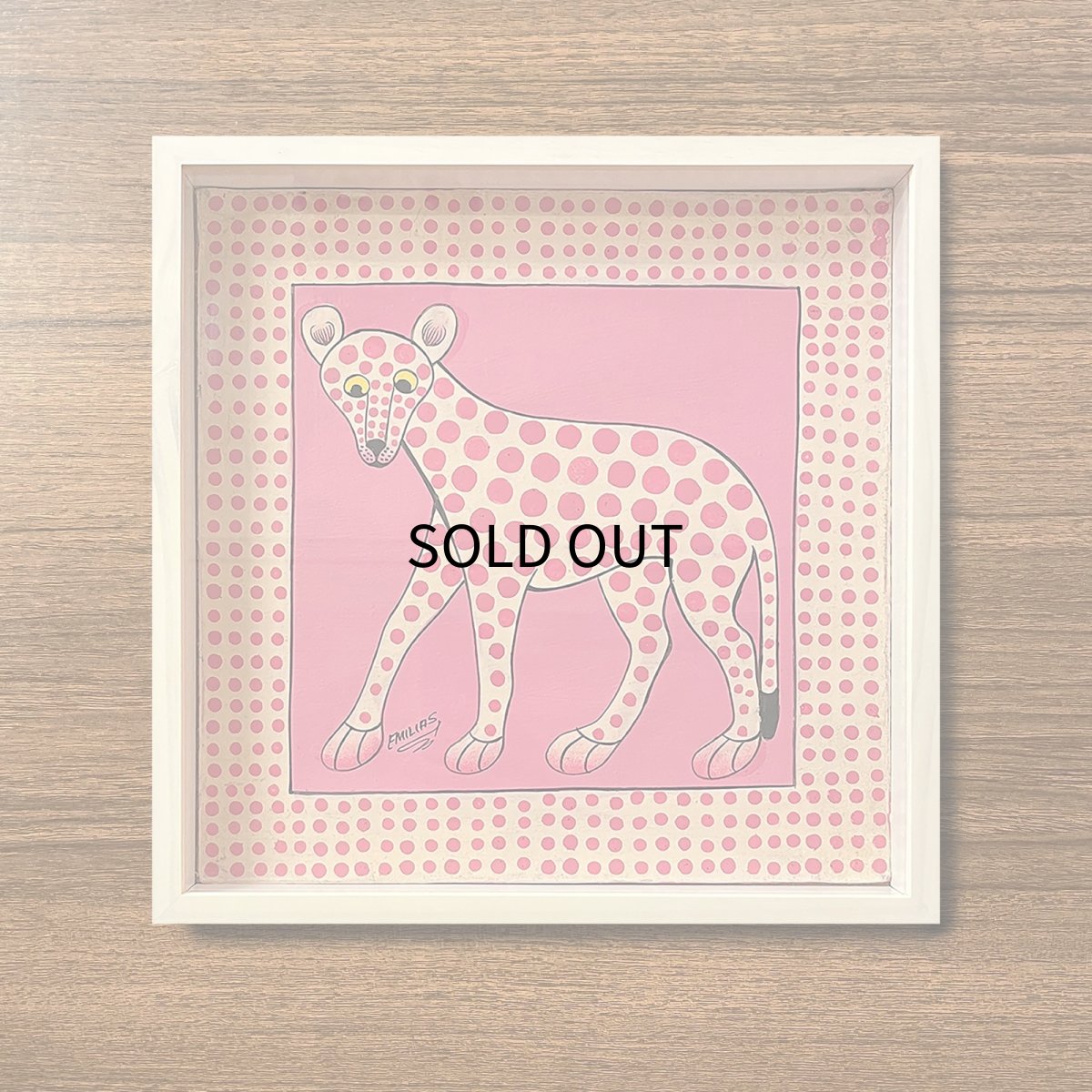 画像1: ティンガティンガ 額入り (原画) artist: Emilias (1)