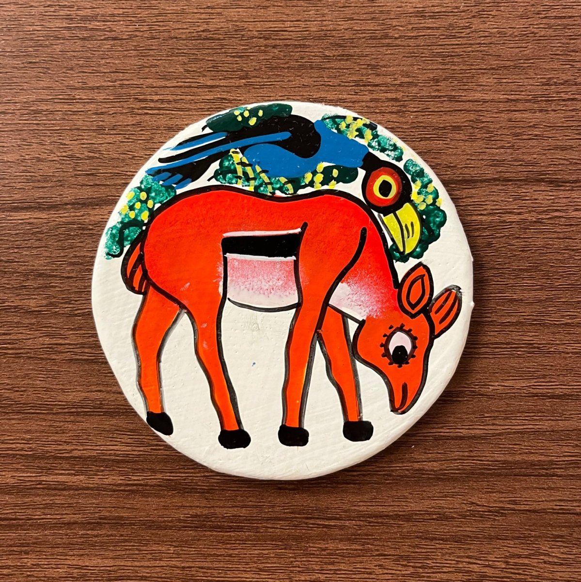 画像1: コースター 約9cm (原画) (1)