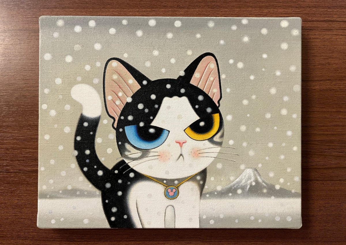 画像1: ネコシリーズから From the Cat series04 (原画) artist:Andrey•Verkhovtsev (1)