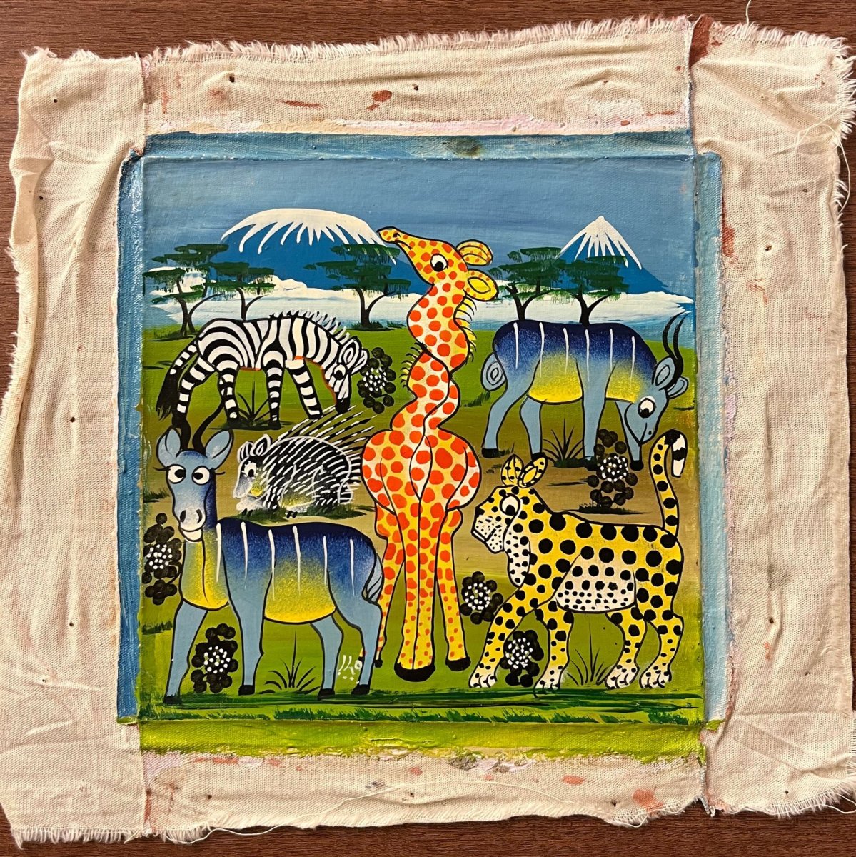 画像1: ティンガティンガ 額無し (原画) artist:Ilo (1)