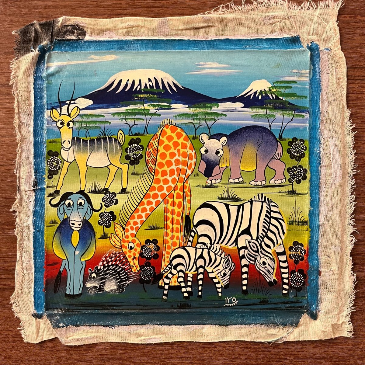 画像1: ティンガティンガ 額無し (原画) artist:Ilo (1)