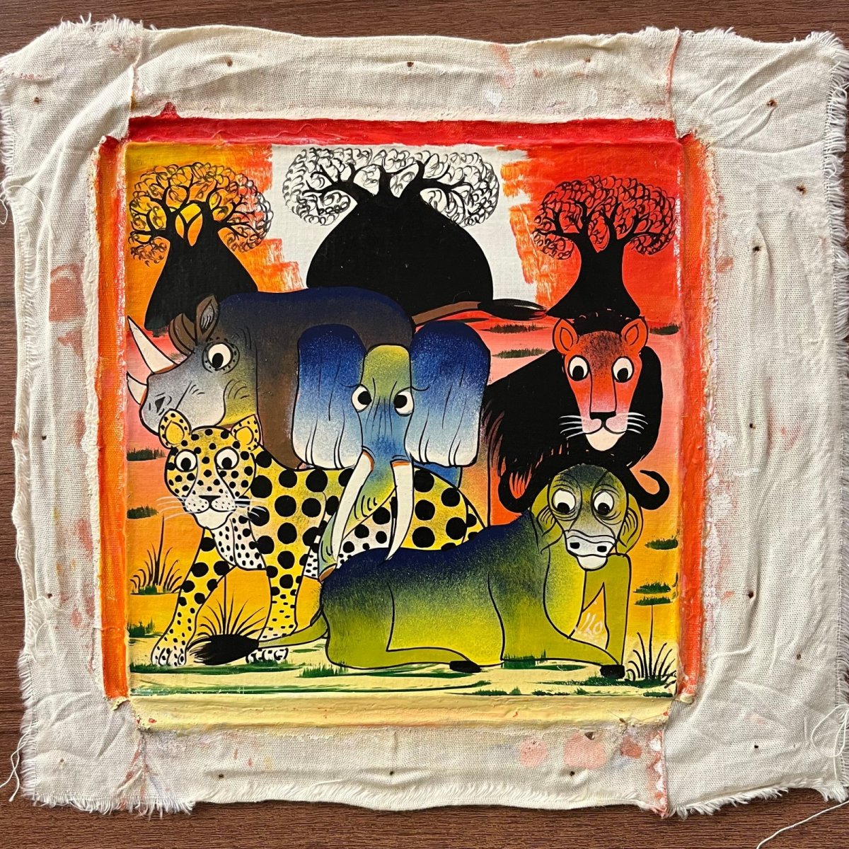 画像1: ティンガティンガ 額無し (原画) artist:Ilo (1)