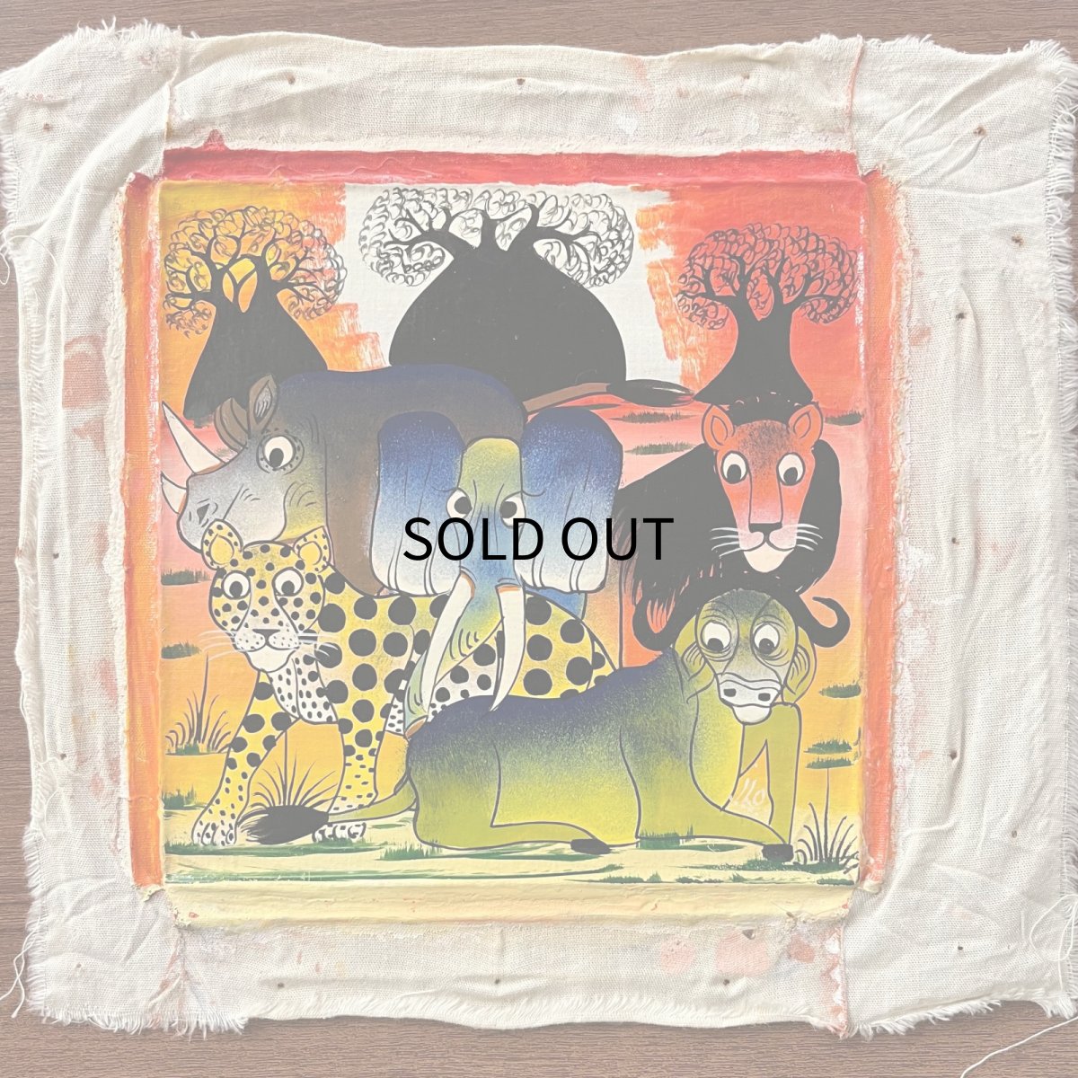 画像1: ティンガティンガ 額無し (原画) artist:Ilo (1)