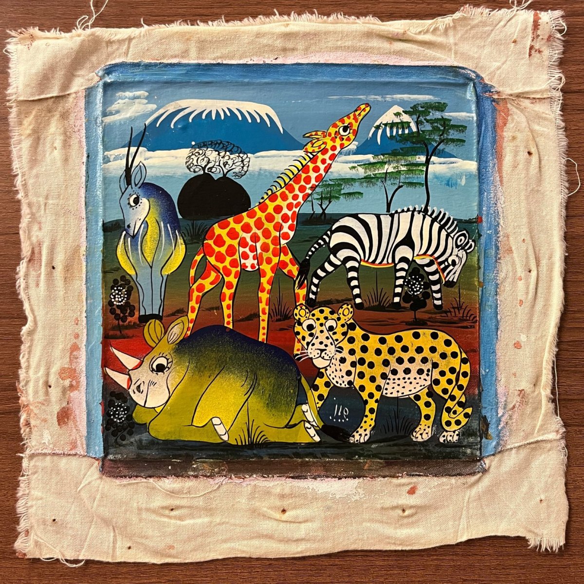 画像1: ティンガティンガ 額無し (原画) artist:Ilo (1)