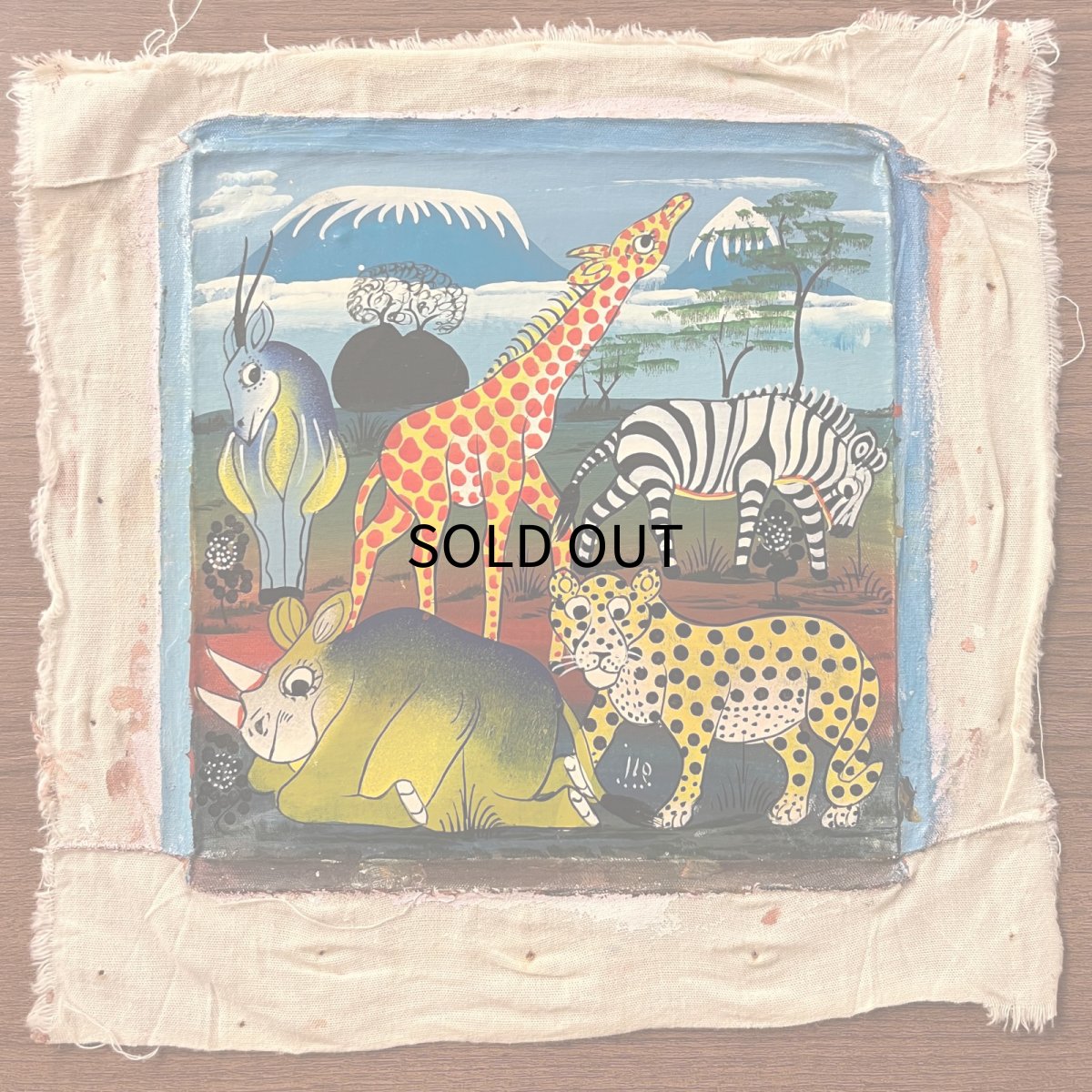 画像1: ティンガティンガ 額無し (原画) artist:Ilo (1)