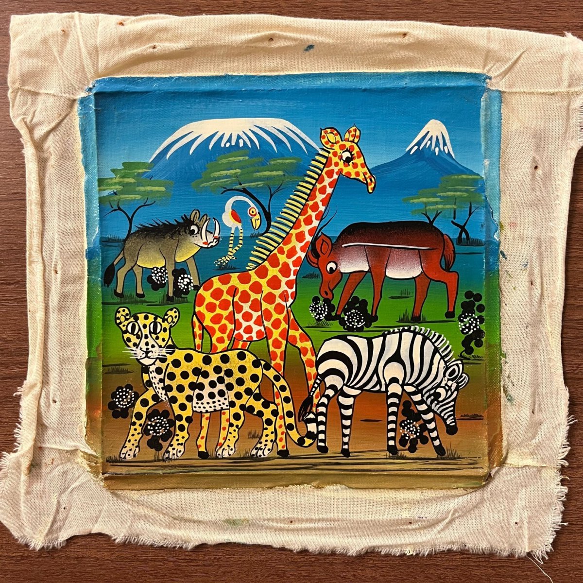 画像1: ティンガティンガ 額無し (原画) artist:Ilo (1)