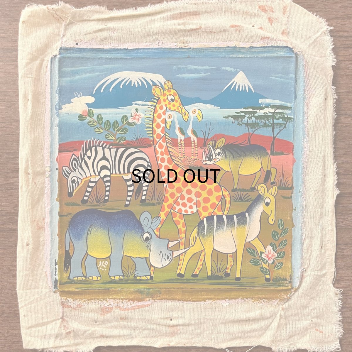 画像1: ティンガティンガ 額無し (原画) artist:Ilo (1)