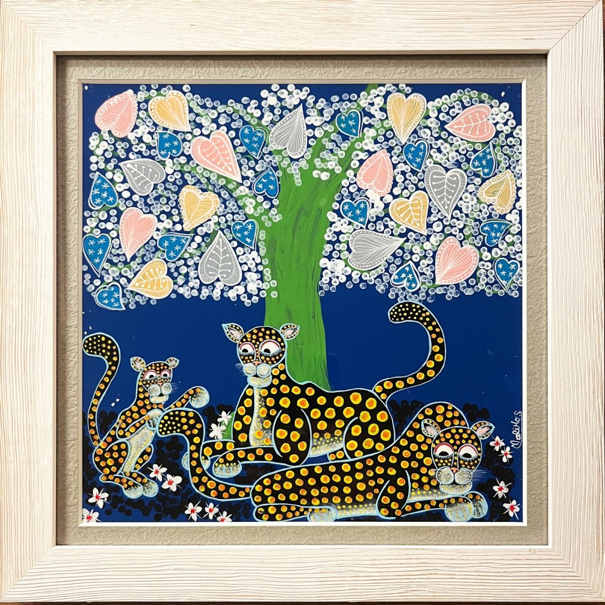 画像1: 聖なる木下で Under the holly tree (原画) artist:mariho (1)