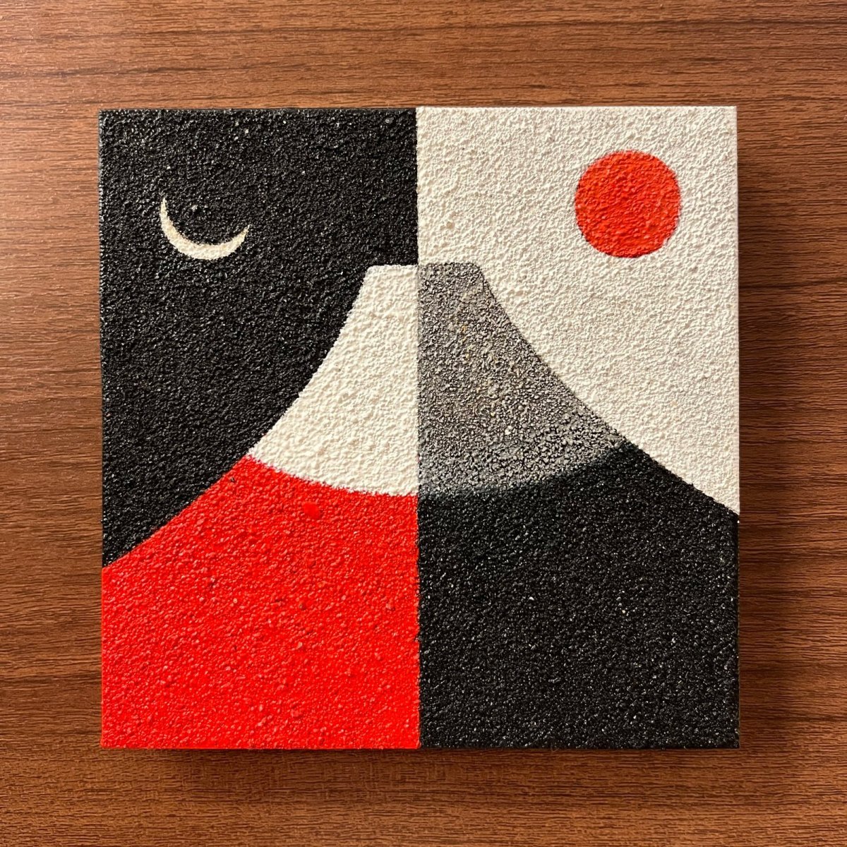 画像1: 昼と夜 富士山 Fujisan Day and Night 01 (原画) artist:Andrey•Verkhovtsev (1)