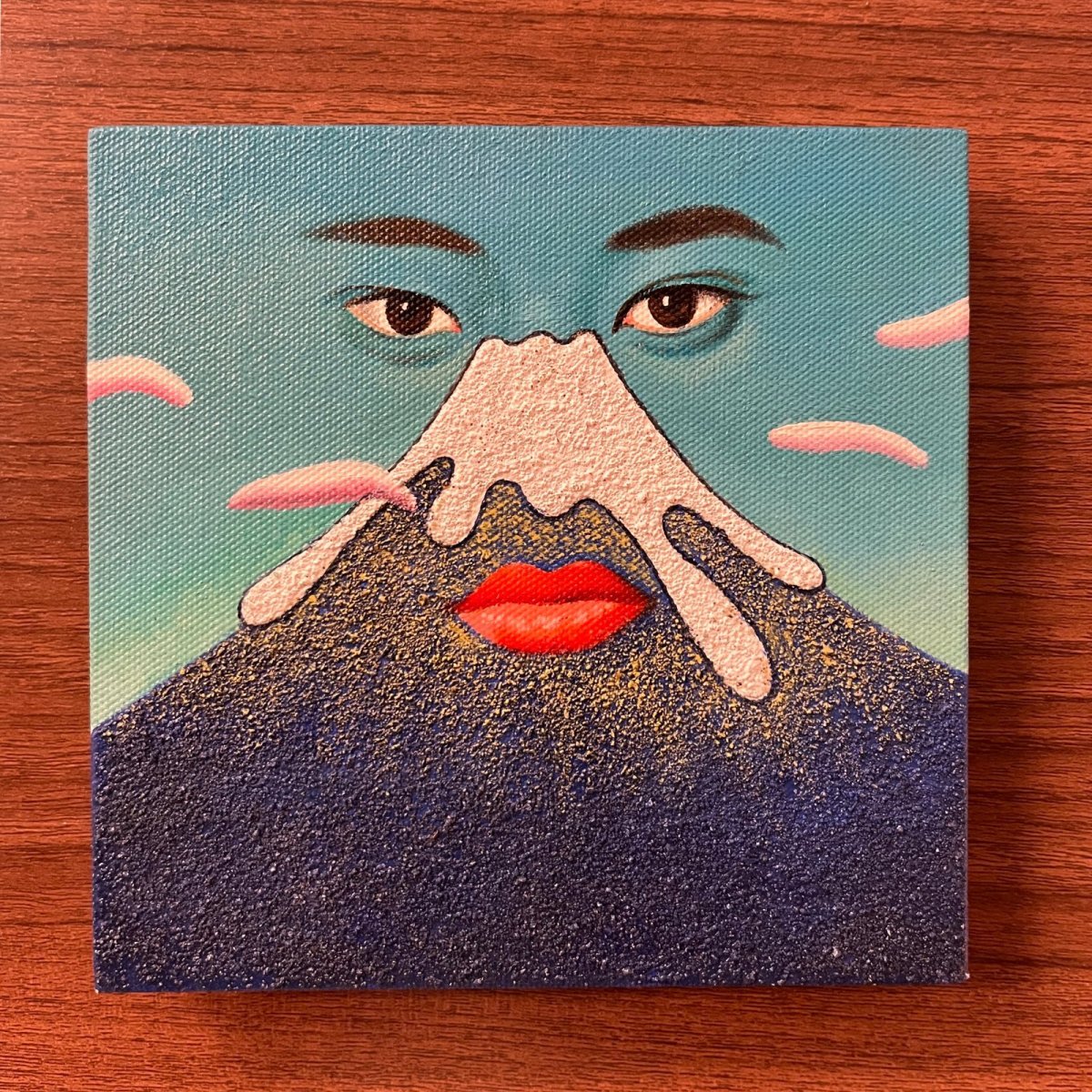 画像1: 顔と富士山 Fujisan with a face (原画) artist:Andrey•Verkhovtsev (1)